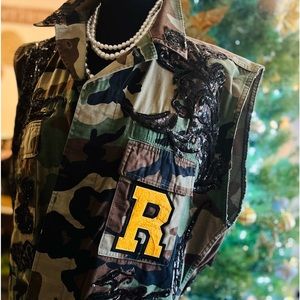 🗣️Exclusive Custom Design Sleeveless camouflage vest🚨🚨🚨
